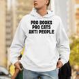 PRO Books PRO Cats Anti People Unisex Hoodie