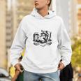 Raccoon Reading A Book Vintage Trash Reader Unisex Hoodie