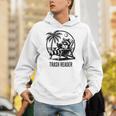 Raccoon Reading Books Summer Humor Trash Reader Unisex Hoodie