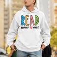 Read Your Heart Read Reading Librarian Book Across America Unisex Hoodie