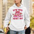 Read Your Heart Out Teacher Valentine Reading Book Lover Unisex Hoodie