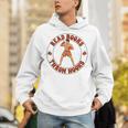 Reading Book Lover Boxer Boxing Lover Read Books Throw Hooks Unisex Hoodie