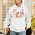In My Reading Era Groovy Book Lovers Library Reading Women Unisex Hoodie In My Reading Era Groovy Book Lovers Library Reading Women Unisex Hoodie