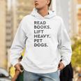 Retro Gym Book Lover Read Books Lift Heavy Pet Dogs Unisex Hoodie Retro Gym Book Lover Read Books Lift Heavy Pet Dogs Unisex Hoodie