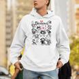 Skelanimals I Bite Vintage Retro Dead Pet Textbook Collage Unisex Hoodie