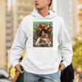 History Month Black Afro Girl Women Book Lovers Floral Unisex Hoodie