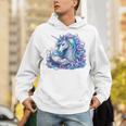 Unicorn Reading For Book Lovers Readers Unisex Hoodie