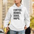 Vintage Coffee Books Dogs Naps Retro Unisex Hoodie Vintage Coffee Books Dogs Naps Retro Unisex Hoodie