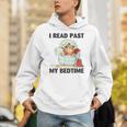 Vintage I Read Past My Bedtime Cute Sleeping Bear Book Lover Unisex Hoodie
