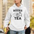 Women's Fueled By Books And Tea Book Lover Bookworm Reading Books Unisex Hoodie Women's Fueled By Books And Tea Book Lover Bookworm Reading Books Unisex Hoodie