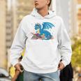 In A World Full Of Bookworms Be A Book Dragon Unisex Hoodie