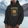Abibliophobia Book Lover Reading Humor Graphic Unisex Hoodie