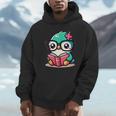 Adorable Book Lover Humming Bird With Reading Glasses Cute Unisex Hoodie Adorable Book Lover Humming Bird With Reading Glasses Cute Unisex Hoodie