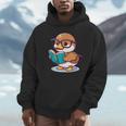 Adorable Book Lover Mallard Duck With Reading Glasses Cute Unisex Hoodie Adorable Book Lover Mallard Duck With Reading Glasses Cute Unisex Hoodie