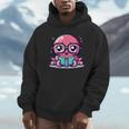 Adorable Book Lover Octopus With Reading Glasses Cute Unisex Hoodie Adorable Book Lover Octopus With Reading Glasses Cute Unisex Hoodie