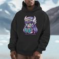 Adorable Book Lover Valkyrie With Reading Glasses Cute Unisex Hoodie