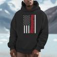America Flag Read Book Reading Librarian Men Women Kids Unisex Hoodie