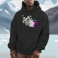 Asexual Book Lover LGBT Reading Pride Ace Flag Daisy Unisex Hoodie Asexual Book Lover LGBT Reading Pride Ace Flag Daisy Unisex Hoodie