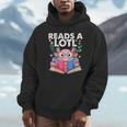 Axolotl Books Readsalotl Reading Bookworm Boys Girls Unisex Hoodie Axolotl Books Readsalotl Reading Bookworm Boys Girls Unisex Hoodie