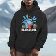 Axolotl Read Book Kawaii Reading Books For Men Women Unisex Hoodie