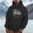 Barely Tolerable Shirt Floral Book Lover Quote Bookish Unisex Hoodie Barely Tolerable Shirt Floral Book Lover Quote Bookish Unisex Hoodie
