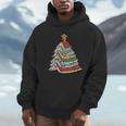 Book Christmas Tree For Librarians Book Lovers Unisex Hoodie