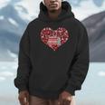 Book Heart Cute Read Book Reading Librarian Across America Unisex Hoodie