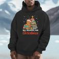 All Booked For Christmas Gingerbread Christmas Tree Book Kid Unisex Hoodie