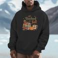 All Booked For Fall Books Coffee Fall Leaves Pumpkins Autumn Unisex Hoodie
