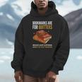 Bookmarks Are For Quitters Book Lover Saying Unisex Hoodie Bookmarks Are For Quitters Book Lover Saying Unisex Hoodie