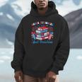 Books Fireworks And Freedom Independence Day Book Lover Unisex Hoodie