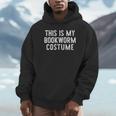 This Is My Bookworm Costume Halloween Easy Book Reading Unisex Hoodie This Is My Bookworm Costume Halloween Easy Book Reading Unisex Hoodie