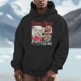 Born To Read Forced To Work Santa Christmas Book Lover Retro Unisex Hoodie