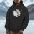 Cat Book Humor How To Train Your Human Unisex Hoodie