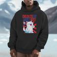 Childless Cat Ladies Vote Kamala Harris Cute Comic Book Cat Unisex Hoodie