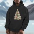 Christmas Book Tree Teacher Book Lover Xmas Librarian Unisex Hoodie