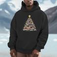 Christmas Tree Books Book Reading Bookworm Unisex Hoodie Christmas Tree Books Book Reading Bookworm Unisex Hoodie