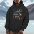 I Closed My Book To Be Here Ugly Christmas Sweater Unisex Hoodie