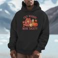 Cozy Readers Book Society Teacher Reading Floral Pumpkin Tee Unisex Hoodie