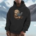 Cute Book Sea Otter Unisex Hoodie Cute Book Sea Otter Unisex Hoodie
