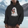 Cute Ghost Holding Books Bookish Christmas Unisex Hoodie