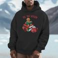 Cute Gingerbread Man Reading Book Nerd Christmas Bookish Unisex Hoodie