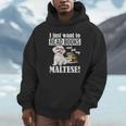 Cute Glasses Read Books & Pet My Maltese Lover Unisex Hoodie