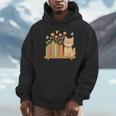 Cute Kawaii Cat Books Flowers Unisex Hoodie Cute Kawaii Cat Books Flowers Unisex Hoodie