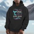 Cute Mermaid Librarian Teacher Dive Into A Good Book Reading Unisex Hoodie