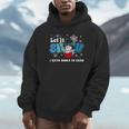 Cute Snowman Let It Snow I Have Books Reader Unisex Hoodie