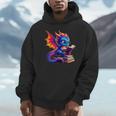 Dragon Reading a Book Bookworm Book Lover Unisex Hoodie Dragon Reading a Book Bookworm Book Lover Unisex Hoodie