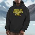 Dungeon Crawler Carl Yellow Text Logo LitRPG Series Book Unisex Hoodie Dungeon Crawler Carl Yellow Text Logo LitRPG Series Book Unisex Hoodie
