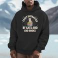 Easily Distracted By Cats & Books Tee Reader Book Worm Unisex Hoodie Easily Distracted By Cats & Books Tee Reader Book Worm Unisex Hoodie