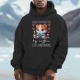 Easily Distracted By Coffee Cats And Books Unisex Hoodie